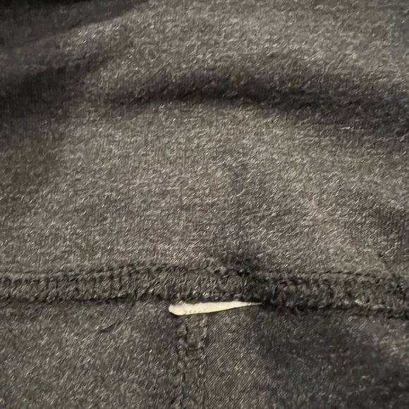 Grey Leggings w/White Lotus Flower Graphic at Ankle - Picture 12 of 13